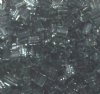 50g 5x4x2mm Transparent Black Diamond Tile Beads
